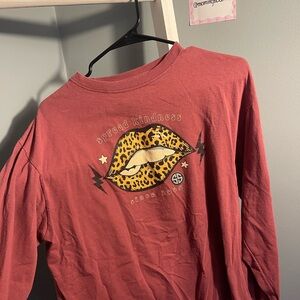 Simply Southern Maroon Long Sleeve Shirt